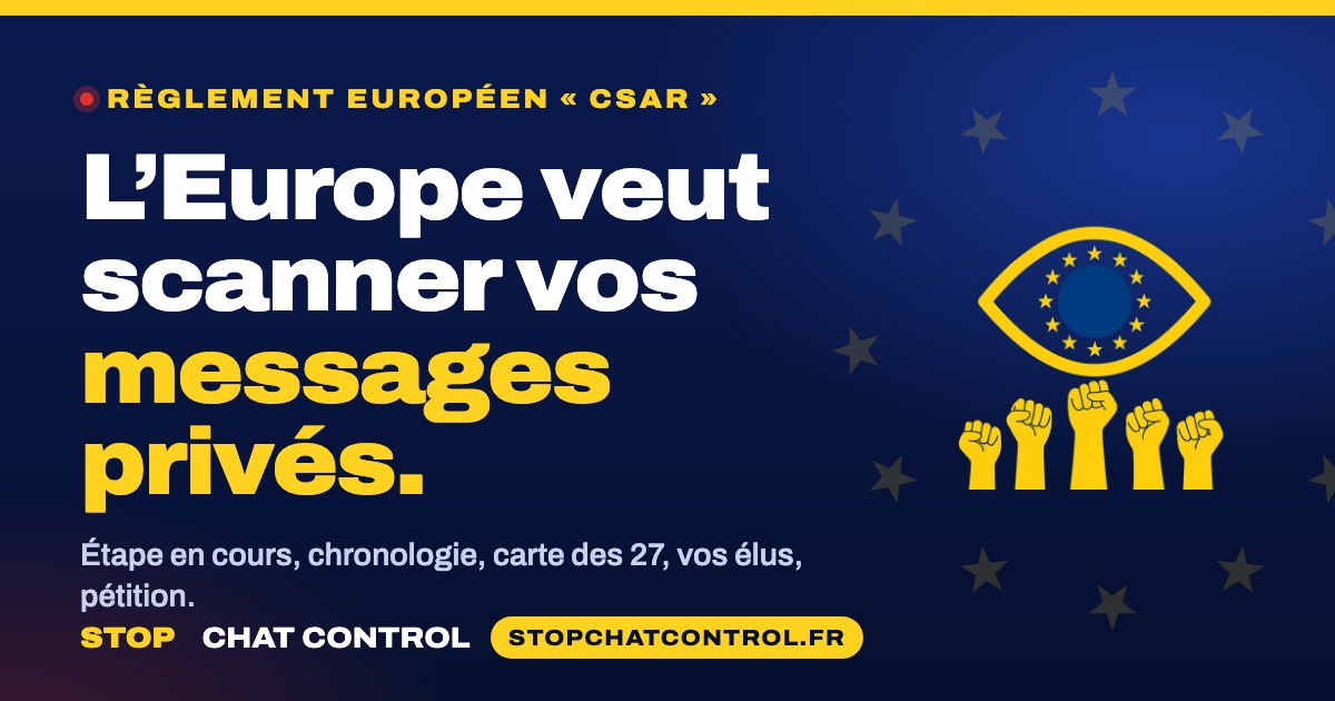 L’Europe veut scanner vos messages privés